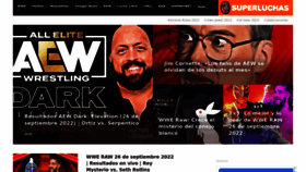 What Superluchas.com website looked like in 2022 (1 year ago)