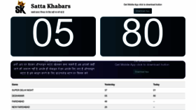 What Sattakhabars.com website looked like in 2022 (1 year ago)