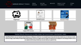 What Sarkariresult.tools website looked like in 2022 (1 year ago)