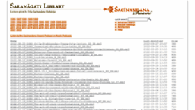 What Saranagati-library.net website looked like in 2022 (1 year ago)