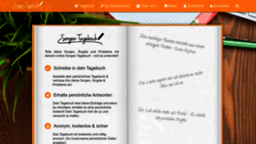 What Sorgen-tagebuch.de website looked like in 2022 (1 year ago)
