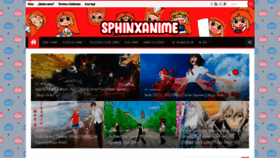 What Sphinxanime.com website looked like in 2022 (1 year ago)
