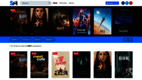 What Somosmovies.com website looked like in 2022 (1 year ago)