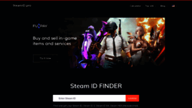 What Steamid.pro website looked like in 2022 (1 year ago)