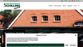 What Schilling-wintergarten.de website looked like in 2022 (1 year ago)
