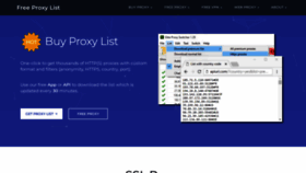 What Sslproxies.org website looked like in 2022 (1 year ago)