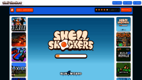 What Shellshockers.app website looked like in 2022 (1 year ago)