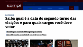 What Sampi.net.br website looked like in 2022 (1 year ago)