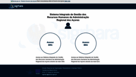 What Sigrhara.azores.gov.pt website looked like in 2022 (1 year ago)