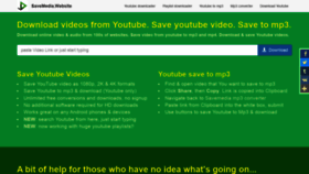 What Savemedia.website website looked like in 2022 (1 year ago)