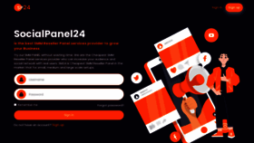 What Socialpanel24.com website looked like in 2022 (1 year ago)
