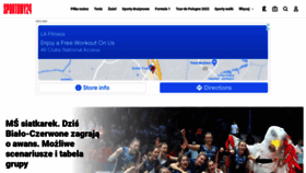 What Sportowy24.pl website looked like in 2022 (1 year ago)