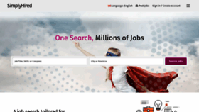 What Simplyhired.ca website looked like in 2022 (2 years ago)