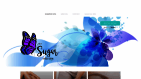 What Sugarmespa.com website looked like in 2022 (1 year ago)