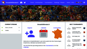 What Smashultimate.fr website looked like in 2022 (1 year ago)