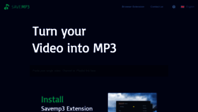 What Savemp3.net website looked like in 2022 (1 year ago)