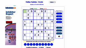 What Sudoku-it.com website looked like in 2022 (1 year ago)