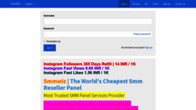 What Smmwiz.com website looked like in 2022 (1 year ago)