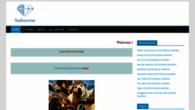 What Subscene.co.in website looked like in 2022 (1 year ago)