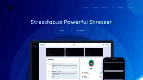 What Stresslab.sx website looked like in 2022 (3 years ago)