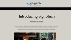 What Sigilotech.com website looked like in 2022 (1 year ago)