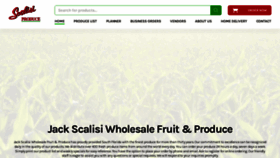 What Scalisiproduce.com website looked like in 2022 (1 year ago)