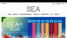 What Sea-pods.com website looked like in 2022 (1 year ago)