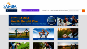 What Sambaplans.com website looked like in 2022 (1 year ago)