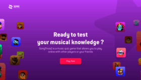 What Songtrivia2.io website looked like in 2022 (2 years ago)