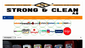 What Strongclean.net website looked like in 2022 (1 year ago)