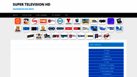 What Supertelevisionhd.net website looked like in 2022 (3 years ago)
