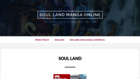 What Soullandmanga.com website looked like in 2022 (1 year ago)