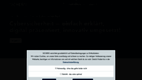 What Sicher3.de website looked like in 2022 (1 year ago)