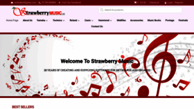 What Strawberrymusicltd.com website looked like in 2022 (1 year ago)