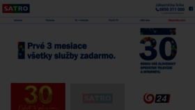 What Satro.sk website looked like in 2022 (1 year ago)