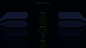 What Sportshunter.eu website looked like in 2022 (1 year ago)