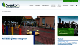 What Svenkom.hr website looked like in 2022 (1 year ago)