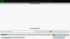 What Sinhanada.net website looked like in 2022 (1 year ago)