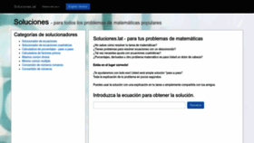 What Soluciones.lat website looked like in 2022 (1 year ago)