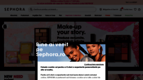 What Sephora.ro website looked like in 2022 (2 years ago)