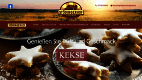 What Stoedingerhof.at website looked like in 2022 (1 year ago)