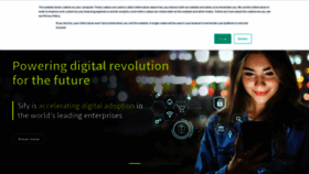 What Sifytechnologies.com website looked like in 2022 (2 years ago)