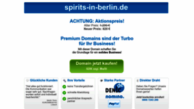 What Spirits-in-berlin.de website looked like in 2022 (1 year ago)