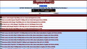 What Skymovieshd.pics website looked like in 2022 (1 year ago)
