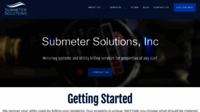 What Submetersolutions.com website looked like in 2022 (1 year ago)