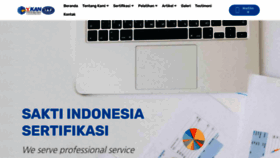 What Saktiindonesia.co website looked like in 2022 (1 year ago)