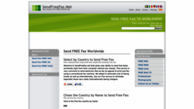 What Sendfreefax.net website looked like in 2022 (1 year ago)