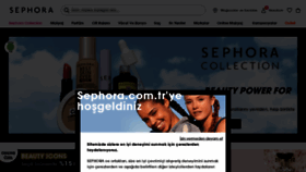 What Sephora.com.tr website looked like in 2022 (1 year ago)