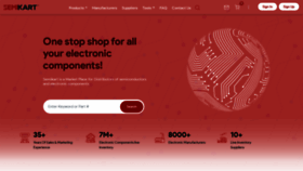What Semikart.com website looked like in 2022 (1 year ago)
