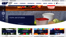 What Standartplastik.ru website looked like in 2022 (1 year ago)